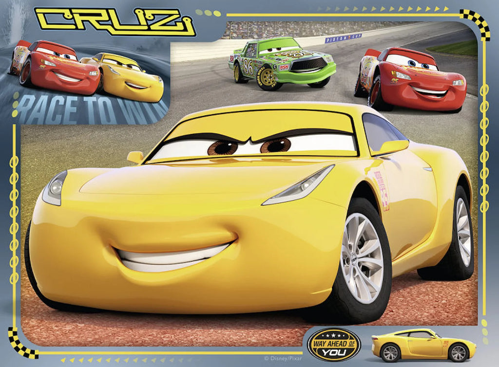 4 Puzzels Cars 3 Let's Race!