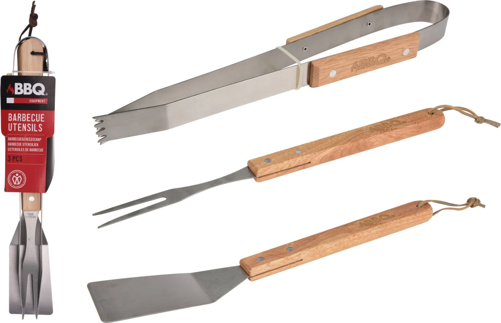BBQ Gereedschapset 3-delig