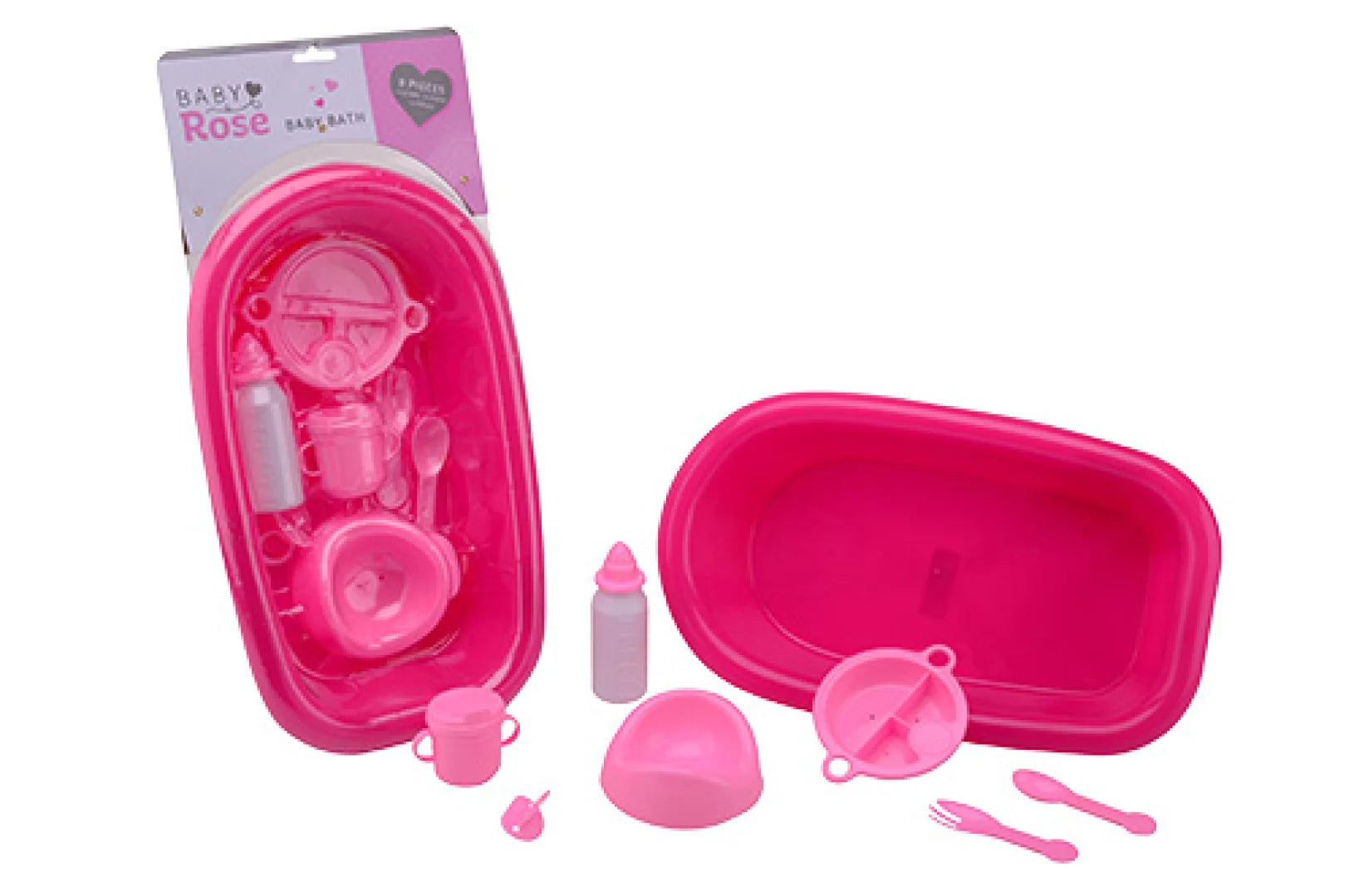 Baby Rose Babybad met accessoires 8-delig