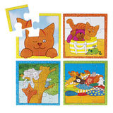 Bambolino Dikkie Dik 4 in1 Puzzel 4+6+9+12