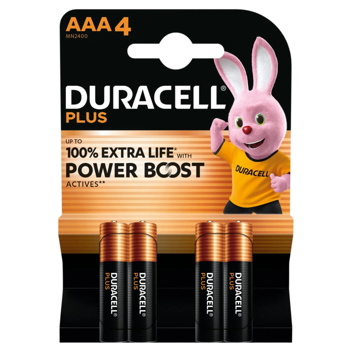 Duracell Plus Power Boost AAA bls4 Battery