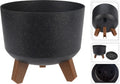 Bloempot Eco op pootjes 200x175mm - zwart