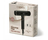 Carmen CHD1640B Hair Dryer - HD LED Display - Foldable
