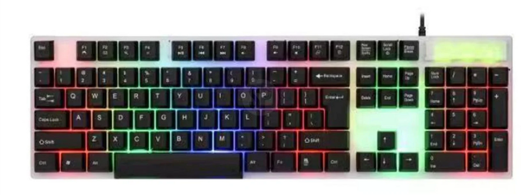 Computer game toetsenbord met licht