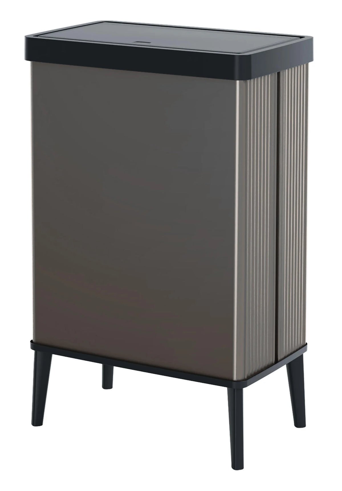 Curver Verto High 54L Waste Bin - Pearl Grey