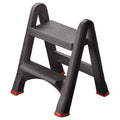 Curver inklapbaar opstapje (tuv) antraciet/rood 49x17x63cm