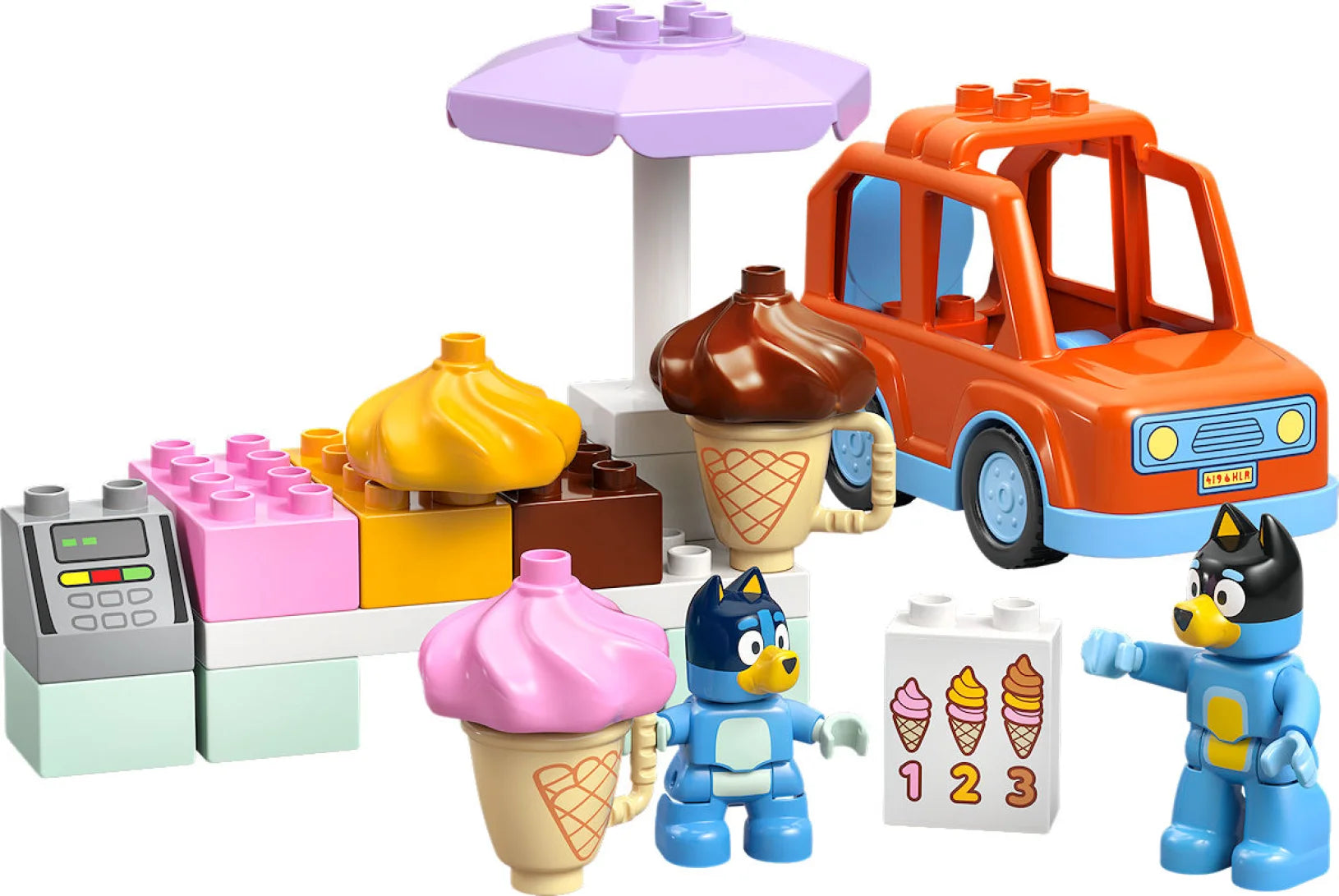 DUPLO Bluey Een ijsje halen met Bluey