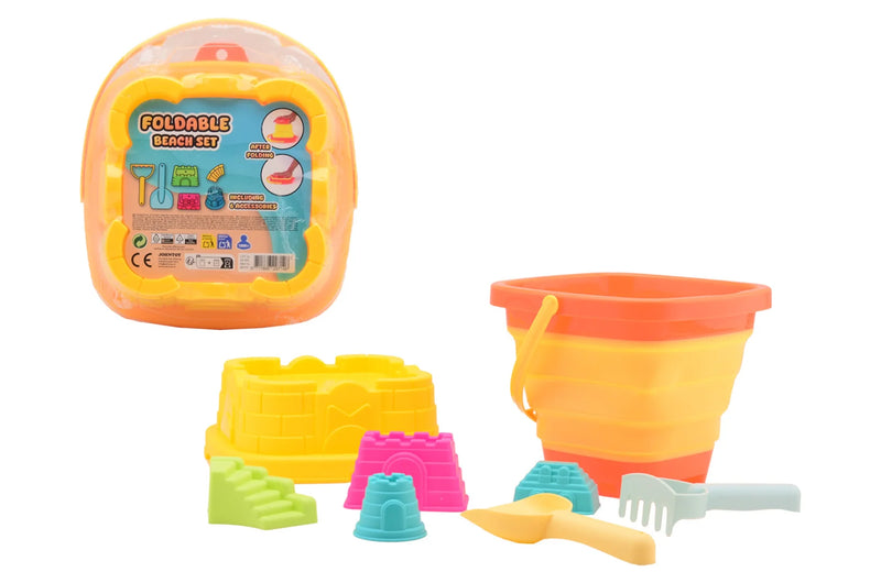 Emmerset foldable beach bucket with accessories