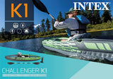 Intex Challenger K1 Kayak 274x76x33cm incl. pump and paddles