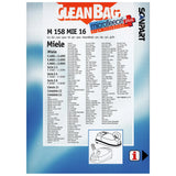 Vacuum cleaner bags M158MIE16 Miele G/H/N Mirco+ 4 pieces