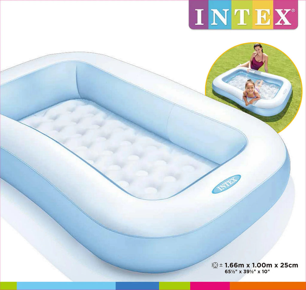 Intex babyzwembad rechthoek 166x100x28cm