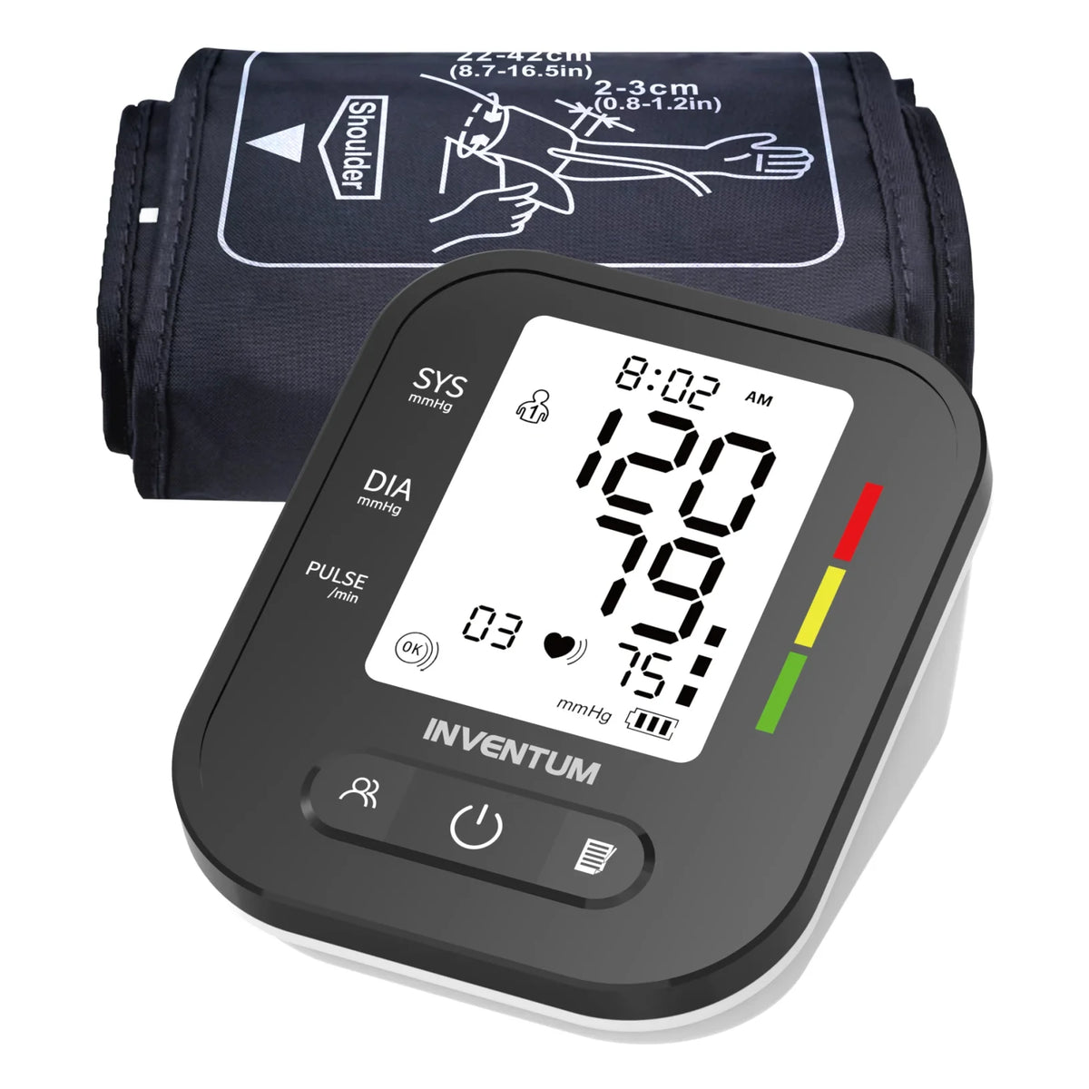 Inventum BDA435 Upper Arm Blood Pressure Monitor 22-42cm