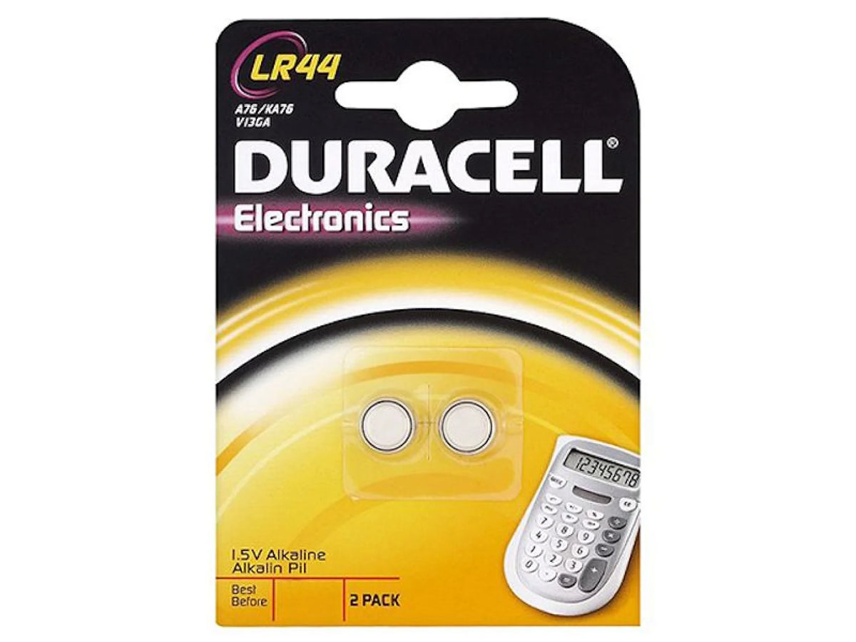 Button Cell Duracell LR44 bls2