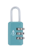 Suitcase combination lock blue