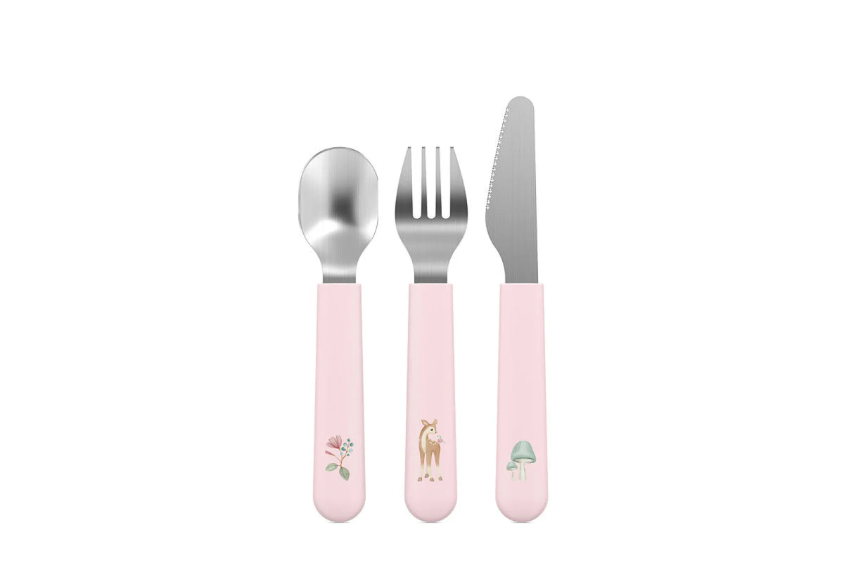 Mepal children's cutlery set Mio 3-piece - fairy garden
