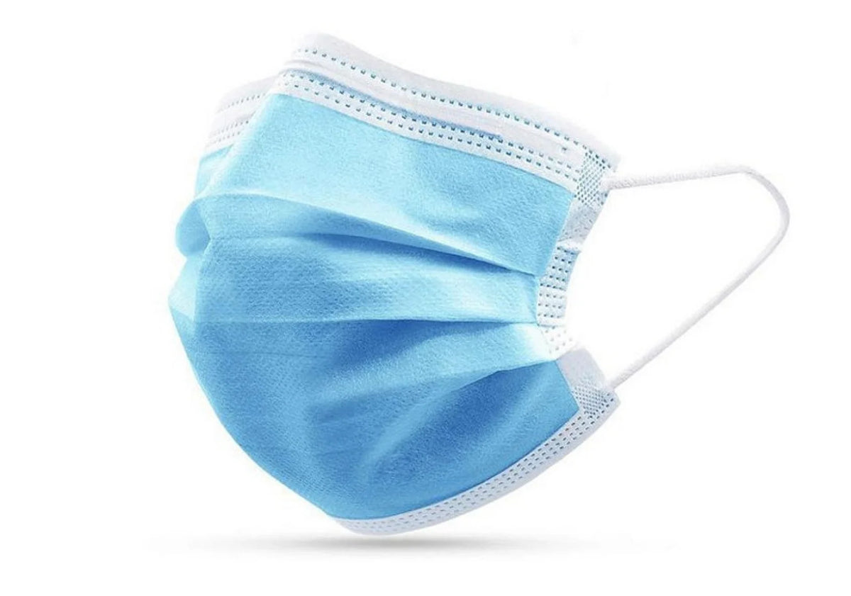 Face masks 3-ply set of 50 (non-medical)