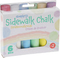 Pavement chalk 10cm set of 6