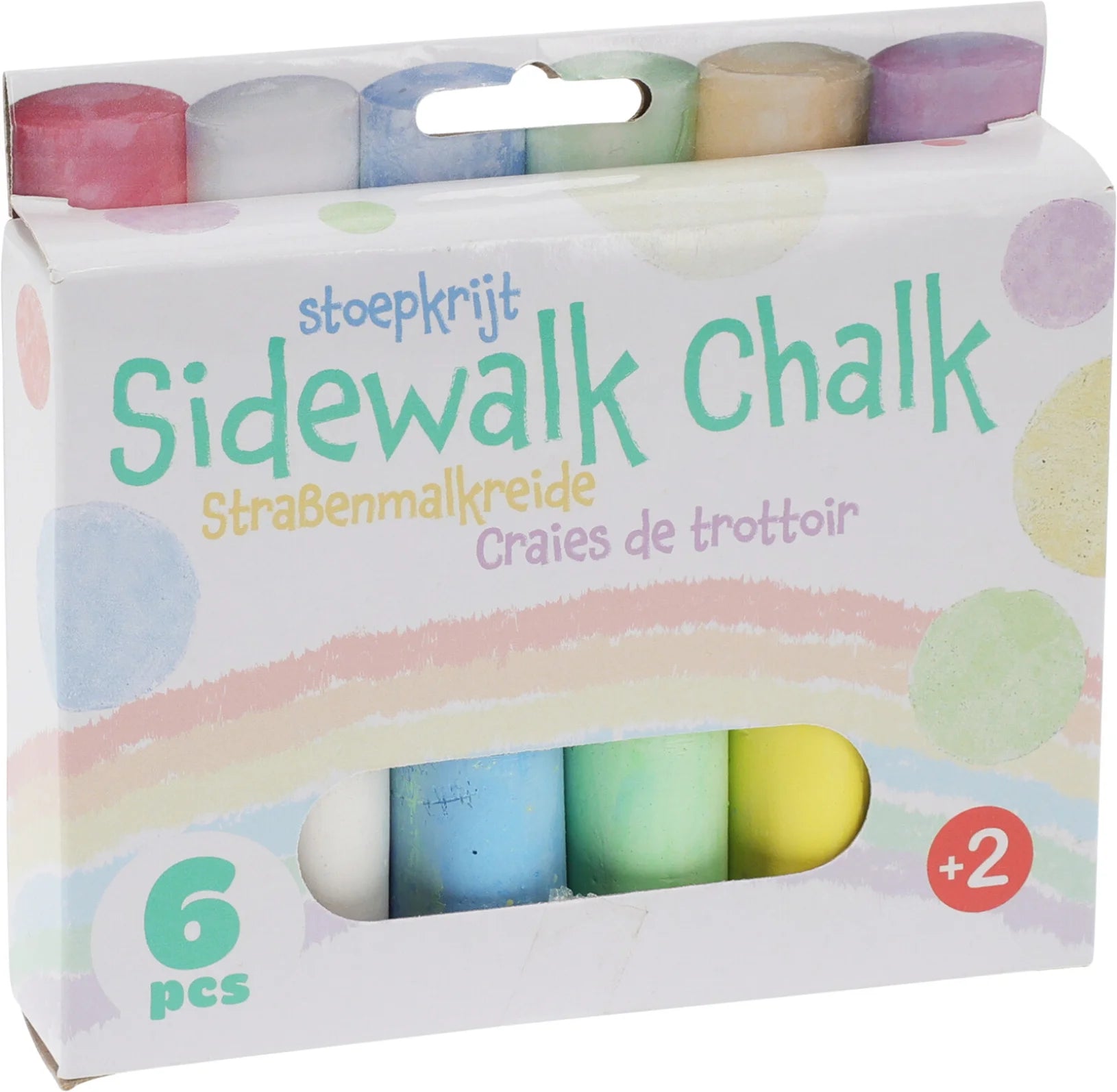 Pavement chalk 10cm set of 6