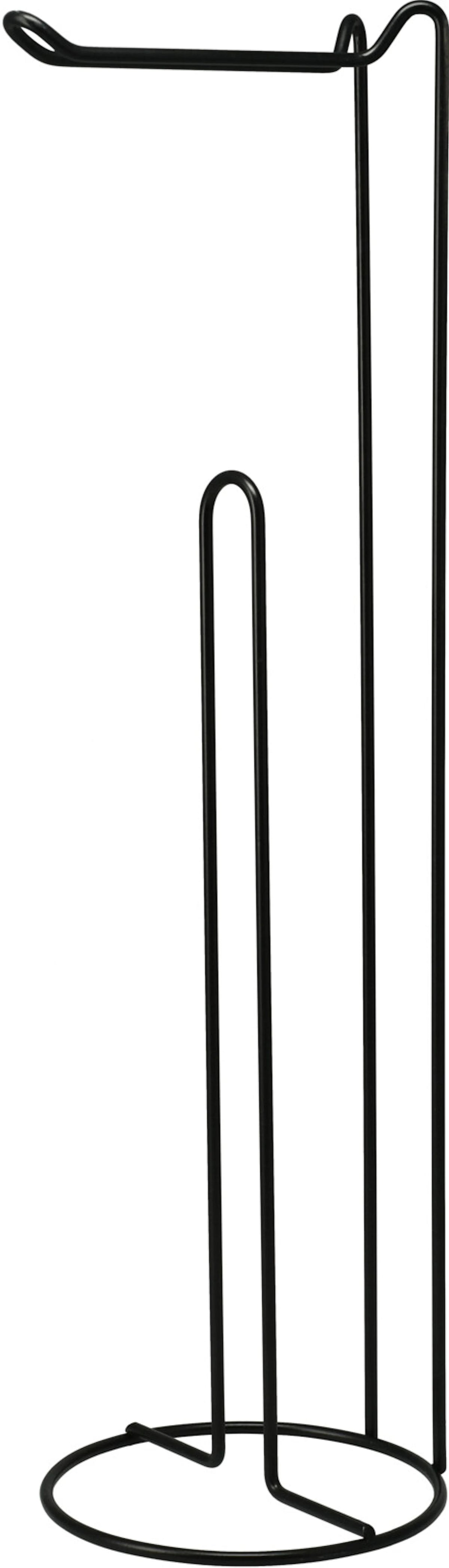 Toilet roll holder stand 54cm - black