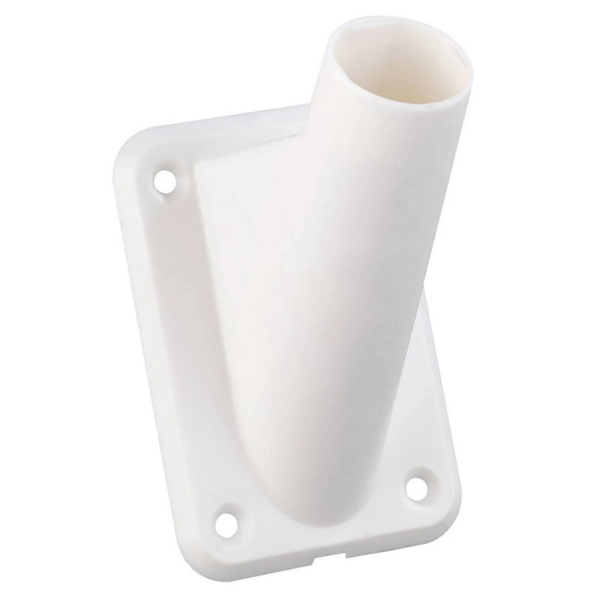 Plastic flagpole holder